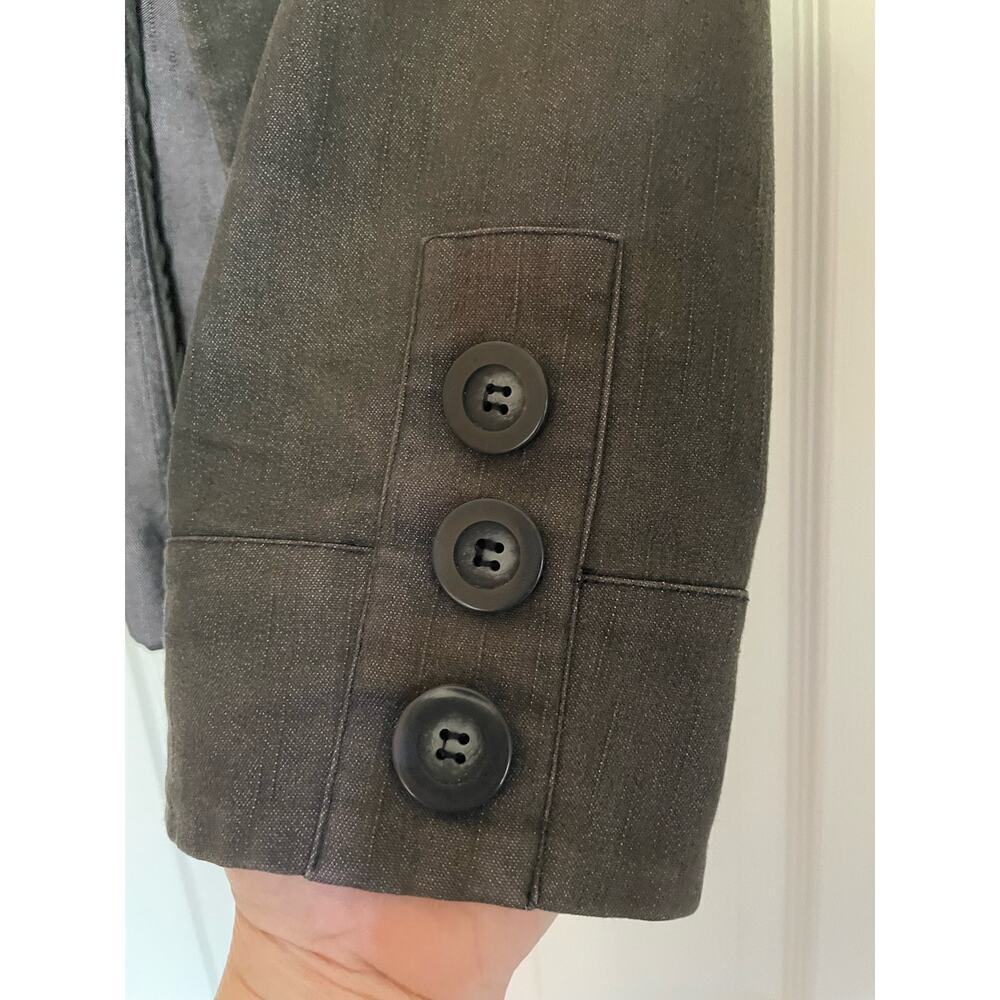 Fashion bug chambray jacket wash 3/4 sleeve size large - Picture 3 of 9